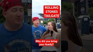 Why did you bring your family to the Rolling Stones concert?