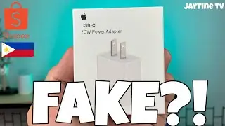 OEM Apple 20W Adapter with Type  C to Lightning | Cheap fake charger | Fast Charge?!