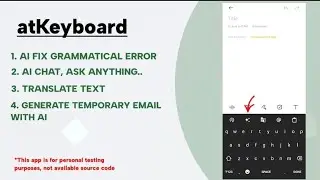 atKeyboard - ai based custom keyboard app