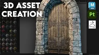 Creating a 3D Asset for games - Full Workflow Livestream