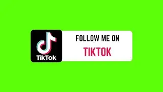 Tiktok Follow Green Screen Animation | No Copyright