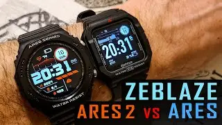 Is new Zeblaze Ares 2 better?  Ares2 vs Ares smartwatch comparison  review 