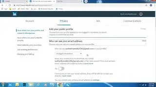 How to Hide Linkedin Email Id