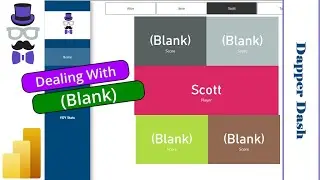 Power Bi : Dealing with Blanks (blank)