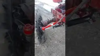 Т-40. УСТАНОВКА КОМПЛЕКТА ДОЗАТОРА (С ОДНОСТОРОННИМ ЦИЛИНДРОМ) НА ТРАКТОР Т-40.