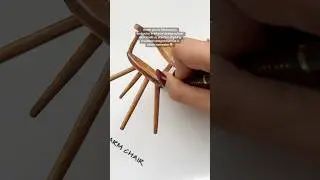 interior design student life | sori yanagi chair #alcoholmarkers #interiordesign
