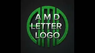 Design the AMD Letter Logo in Adobe Illustrator || Khan's Design || Logo Design Tutorial || Logo ||