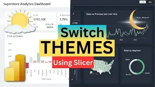 LIGHT and DARK Theme Switch in POWER BI