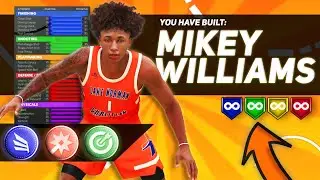 NBA 2K21 NEXT GEN MIKEY WILLIAMS BUILD! DEMIGOD POINT GUARD BUILD 2K21! BEST POINT GUARD BUILD 2K21!