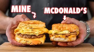 Making the McDonald’s Sausage Egg and Cheese Biscuit | But Better