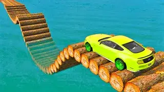 Juegos de Carros - Impossible Bridge VS Cars - Carreras de Autos en Pista Increibles