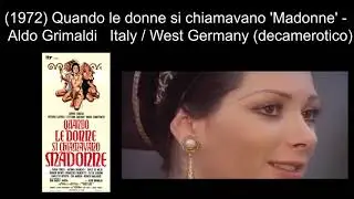 Other Italian historical, peplum and adventure movies: 1972 part2 ('The Lusty Wives of Canterbury')