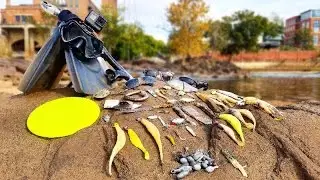 Searching for River Treasure! - Knife, $40 Swimbait, 4 Sunglasses, Fishing Tackle and MORE!