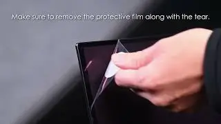 MSI® HOW-TO tear off QD-OLED protective film - part 1