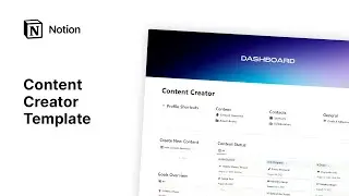 Content Creator (Notion Template Guide)