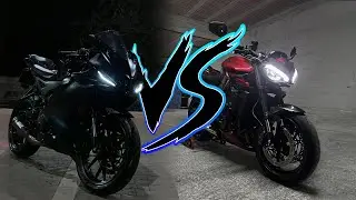 R125 VS Triumph 765 RS