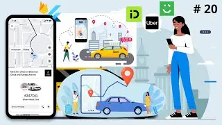 Google Maps in Flutter App Tutorial - Firebase Android, iOS Taxi App like OLA, Uber, inDriver Clone