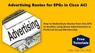 Advertising Routes for EPGs in Cisco ACI