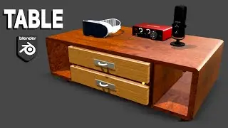 blender tips : MODELING a table FOR TV