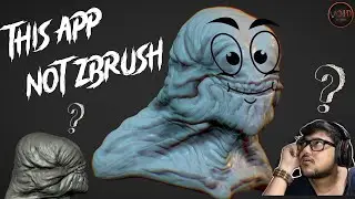 How We  Can Sculpt Creatures Without Zbrush | Not Zbrush |  TUTORIAL HOW TO USE NOMAD SCULPT