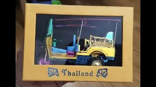 #tuktuk Tuk Tuk Tricycle Toy Car Model Made in Thailand - Xe đồ chơi tuktuk Thái Lan