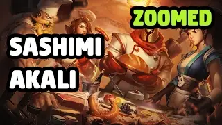 SASHIMI AKALI SKIN ZOOMED SPOTLIGHT - LEAGUE OF LEGENDS