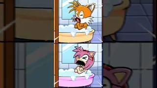 Tails! Amy! Escape from the Bathroom! 