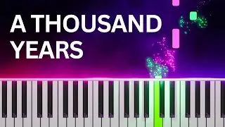 EASY! A Thousand Years by Christina Perri | Piano Tutorial | BEGINNER