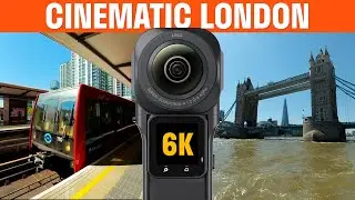 Insta360 ONE RS 1-INCH 360 EDITION | Cinematic London | 6K Reframed 360 Video Footage