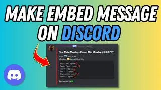 How To Make Embed Message On Discord | Full Guide