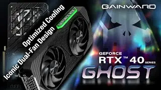 Gainward GeForce RTX 4070 Ghost Graphics Card | Nvidia GPU for PC Gamers and Creators