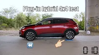 Opel Grandland X Plug-in Hybrid 4x4 Test on Rollers - CarCaine