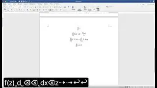 How to type Integrals in Word with keyboard only! – Efficient Equation Typing with Word