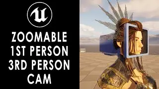 Create True First Person to Third Person Zoomable Camera in UE5.1 Unreal Engine