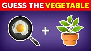 Can You Guess The VEGETABLE by Emoji? 🍎🍋🌶️  Monkey Quiz