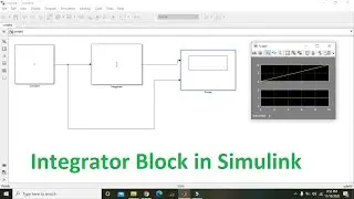 how to use integrator block in simulink | integrator block in simulink(matlab)