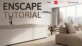 Enscape Tutorial : Realistic Render | Contemporary Room Design