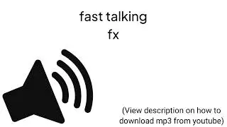 HD - Fast Talking Sound Effect