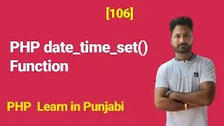 date_time_set() PHP Function