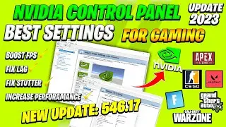 Nvidia Control Panel Latest Update 546.17 | Nvidia Best Optimizations & Settings For Gaming (2023)
