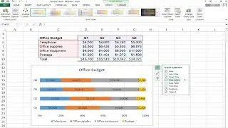 How to Use Excel to Make a Percentage Bar Graph