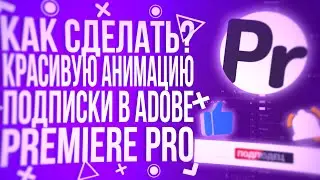 HOW TO MAKE A ANIMATION SUBSCRIPTION TO ADOBE PREMIERE PRO!