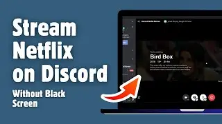 How to Stream Netflix on Discord Without Black Screen