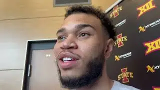 Iowa State basketball’s Jaren Holmes says his heart goes out to Caleb Grill and his family