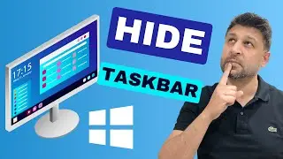 How to Hide Windows Taskbar on Your Computer: Windows 11