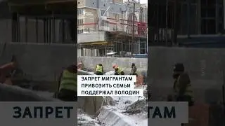 Запрет мигрантам привозить семьи поддержал Володин