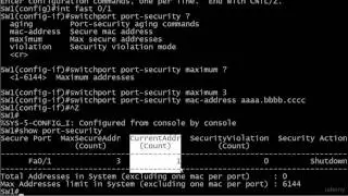 31 Port Security Dynamic Learning