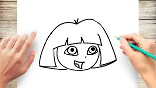 How to Draw Dora Face