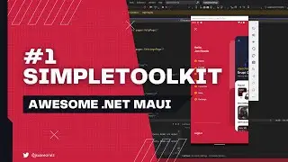 #01 Awesome .NET MAUI - SimpleToolkit: Shell with custom content