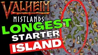 The LONGEST ISLAND in Valheim | Mistlands | Seed Overview